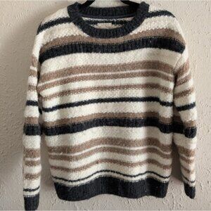 Fat Face Striped & Metallic Sweater